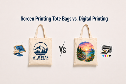 Screen Printing Tote Bags vs. Digital Printing: Which Is Better?