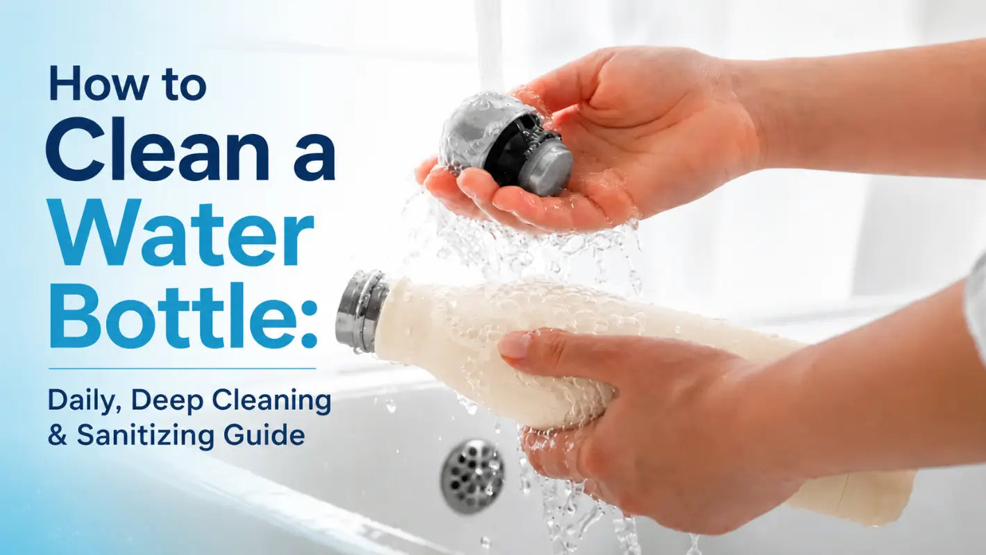 cleaning stainless steel water bottle