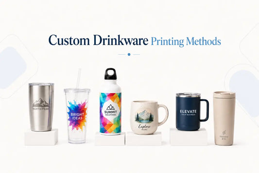 custom drinkware printing methods
