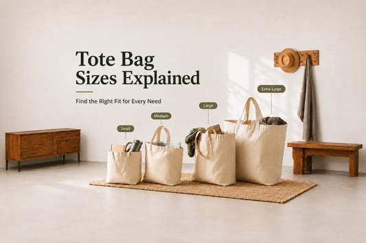 Tote Bag Sizes Explained: Common Dimensions, How to Measure, and How to Choose