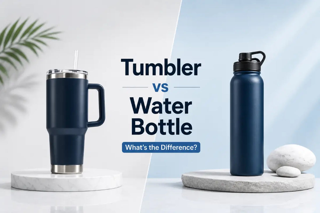 tumbler vs water bottle difference comparison