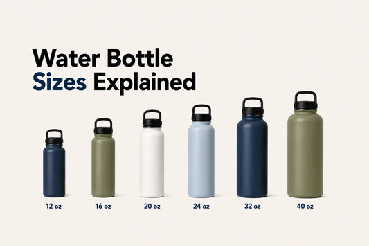 water bottle sizes