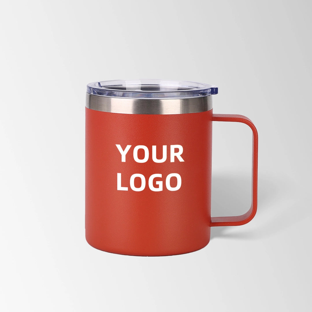 Custom 12 oz. Insulated Coffee Mug With Lid – Meet Printing
