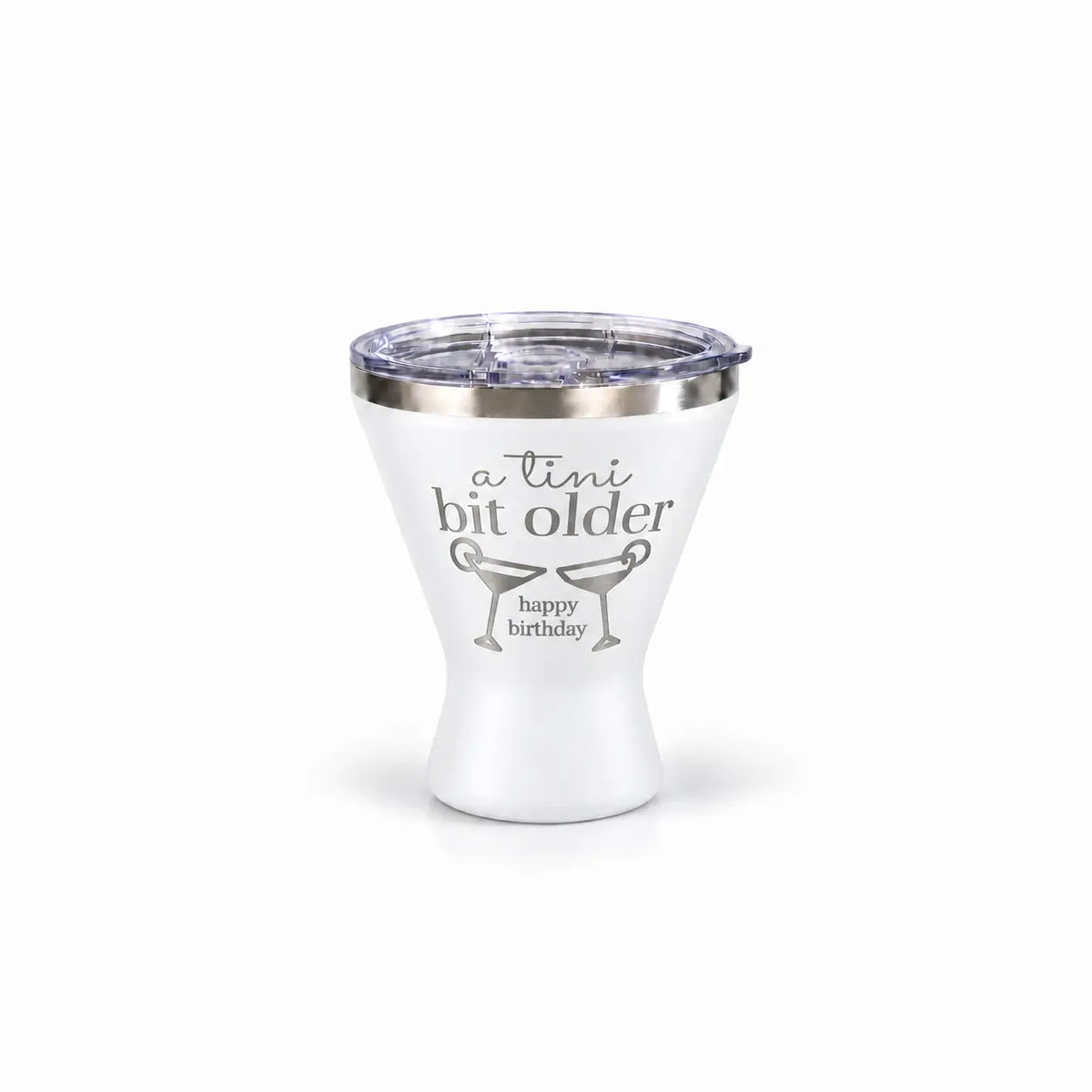 10 oz stainless martini tumbler, funny birthday quote