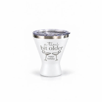10 oz stainless martini tumbler, funny birthday quote