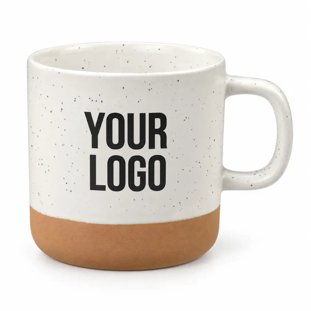 12 oz. White Santos Ceramic Mug