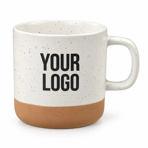 12 oz. White Santos Ceramic Mug