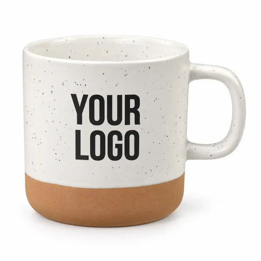12 oz. White Santos Ceramic Mug