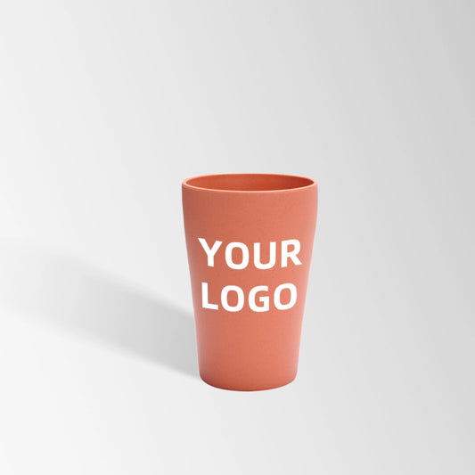 orange slim wheat straw reusable plastic cup custom logo