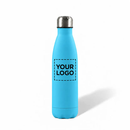 17 oz. turquoise stainless steel water bottle