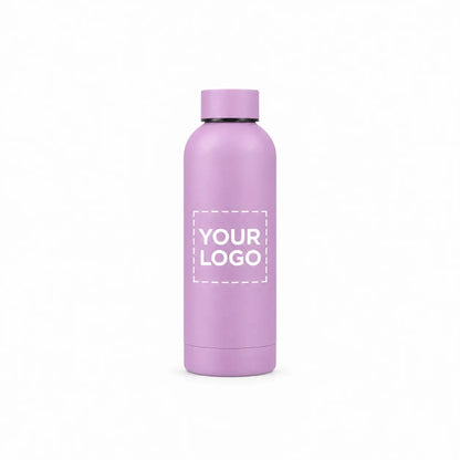 17oz. lavender insulated water bottle custom logo