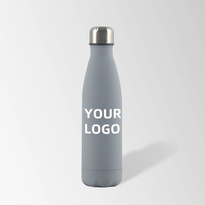 Custom 17 oz. Cola-Shaped Stainless Steel Water Bottle