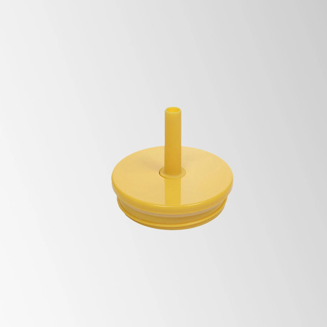 tumbler lid and straw top view