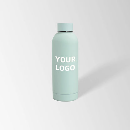 17 oz. Teal green insulated water bottle custom logo