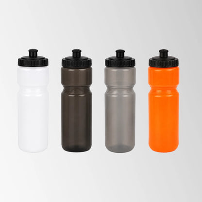 25 oz. Plastic Squeeze Sports Bike Water Bottle in Multiple Colors