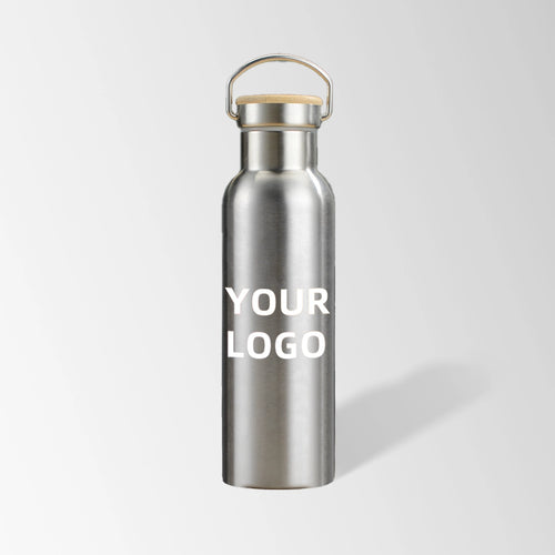 25 oz stainless steel water bottle with bamboo lid size and capacity chart