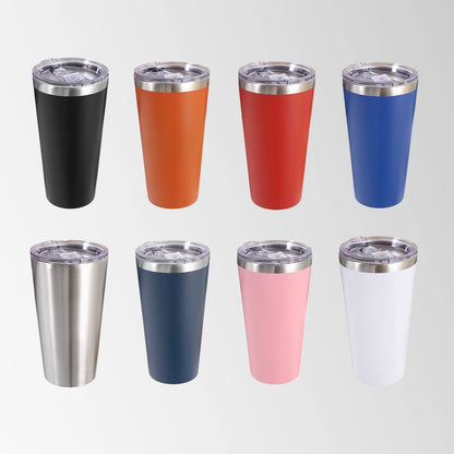 Multi color double wall tumblers custom logo collection