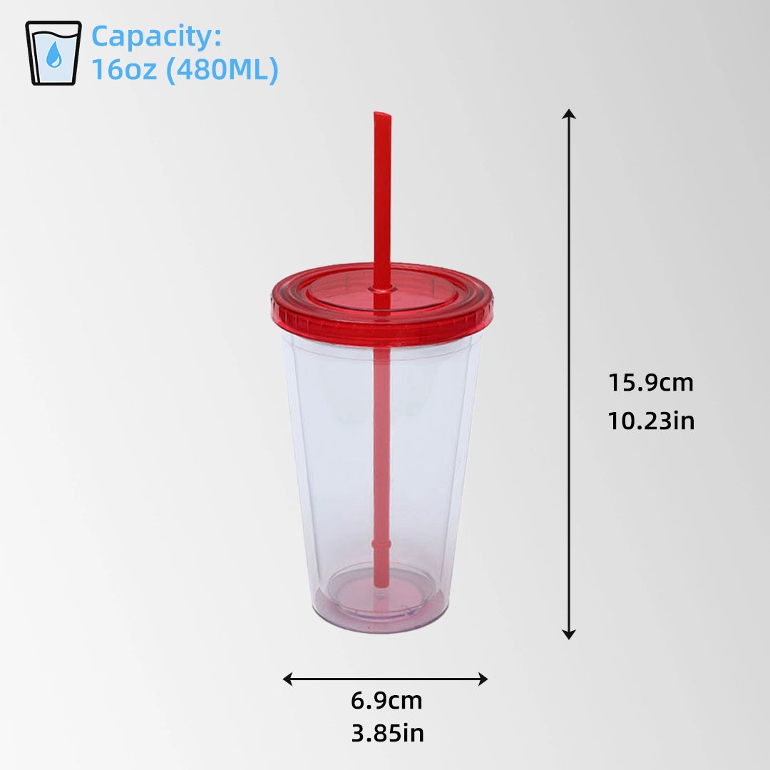 plastic tumbler size and dimensions view