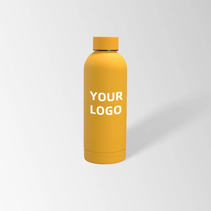 17 oz. Yellow insulated water bottle custom logo