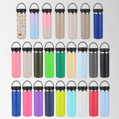 Multi color insulated water bottles custom logo collection