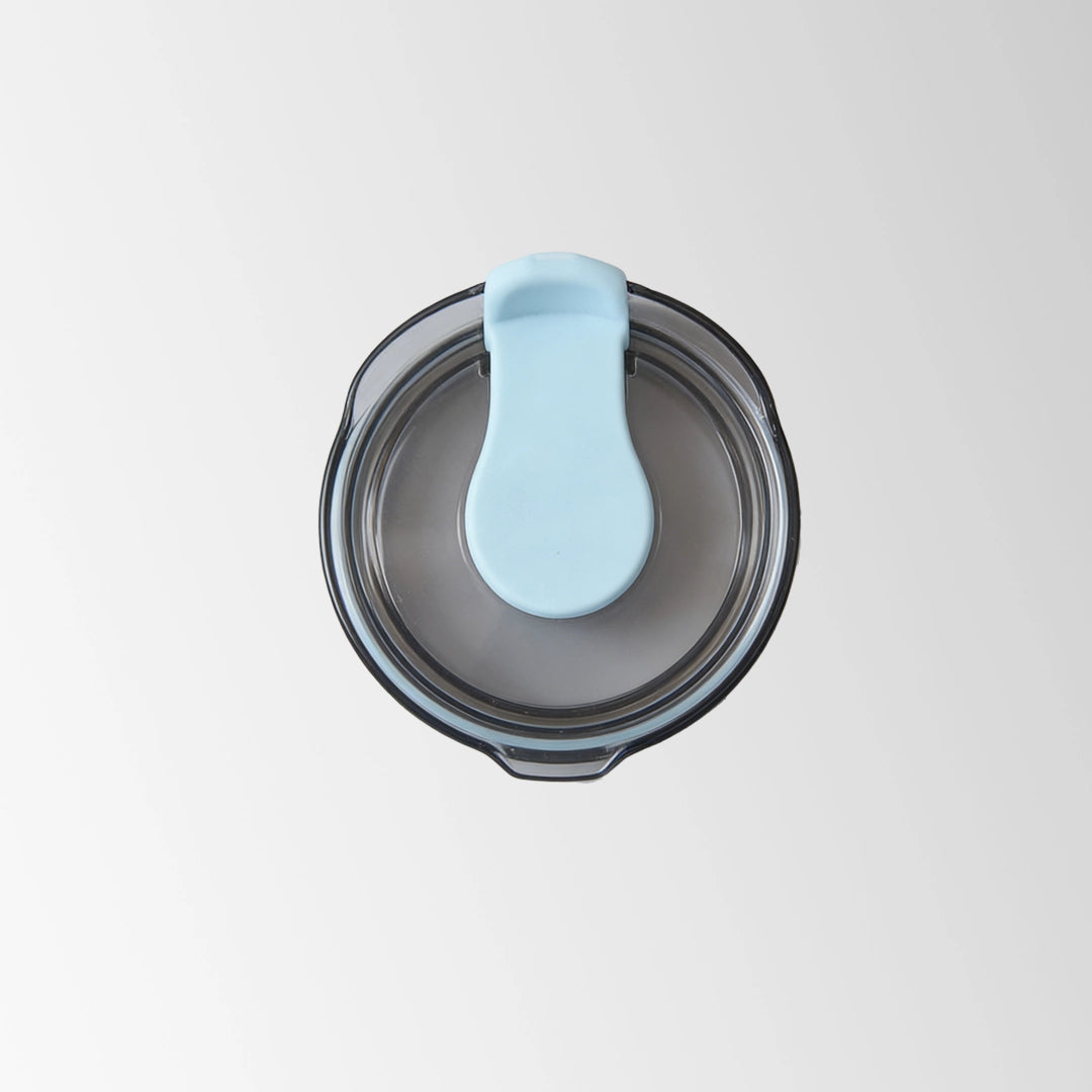 Coffee cup lid top view