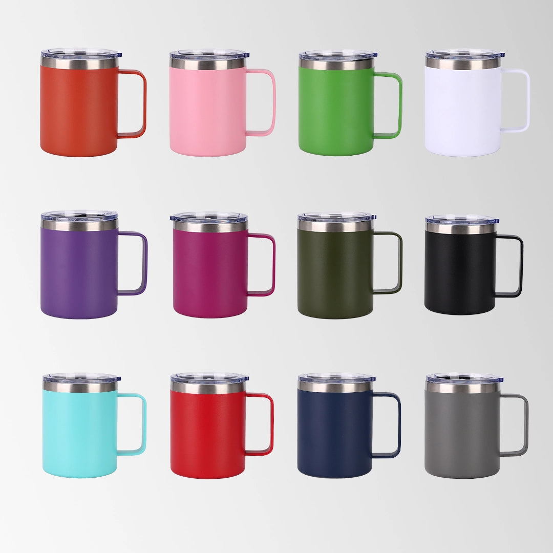 Custom 12 oz. Insulated Coffee Mug With Lid