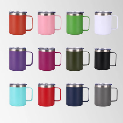 Custom 12 oz. Insulated Coffee Mug With Lid