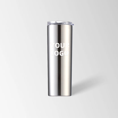 Stainless steel skinny tumbler custom logo