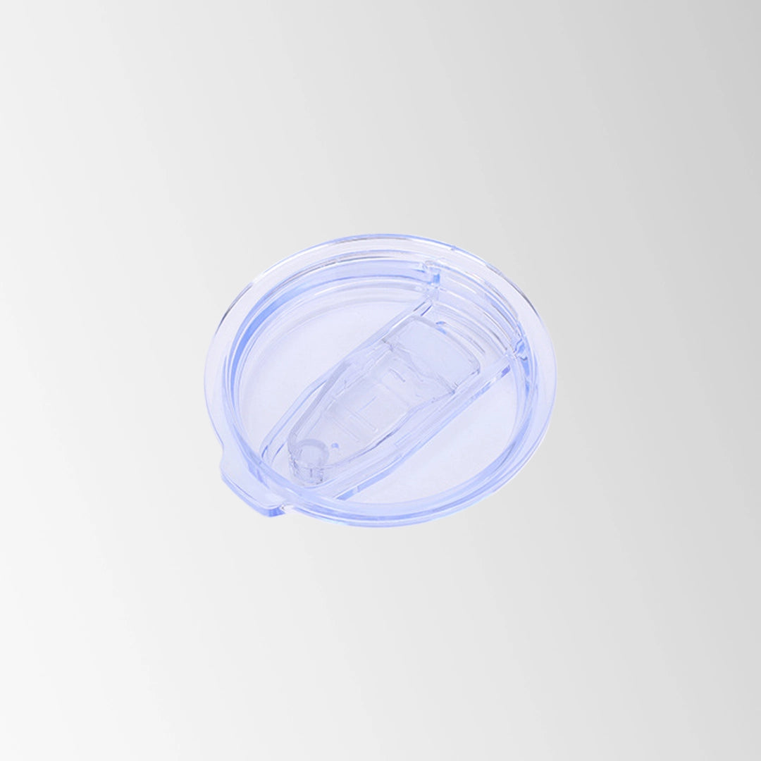 Travel tumbler lid top view