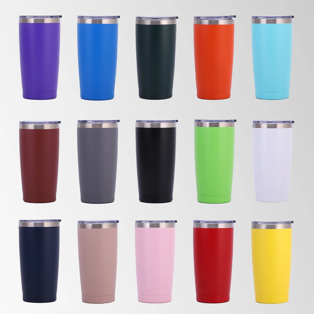 Multi color vacuum insulated tumblers custom logo collection