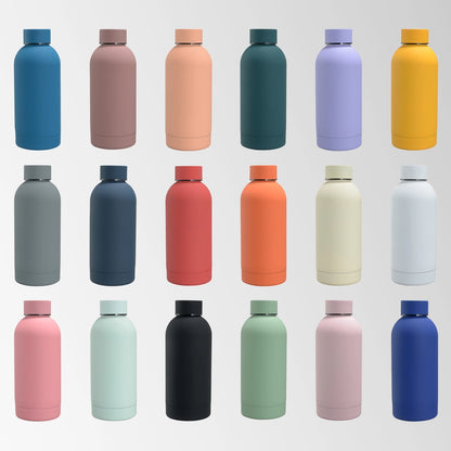 Multi color 12 oz. insulated water bottles custom logo collection