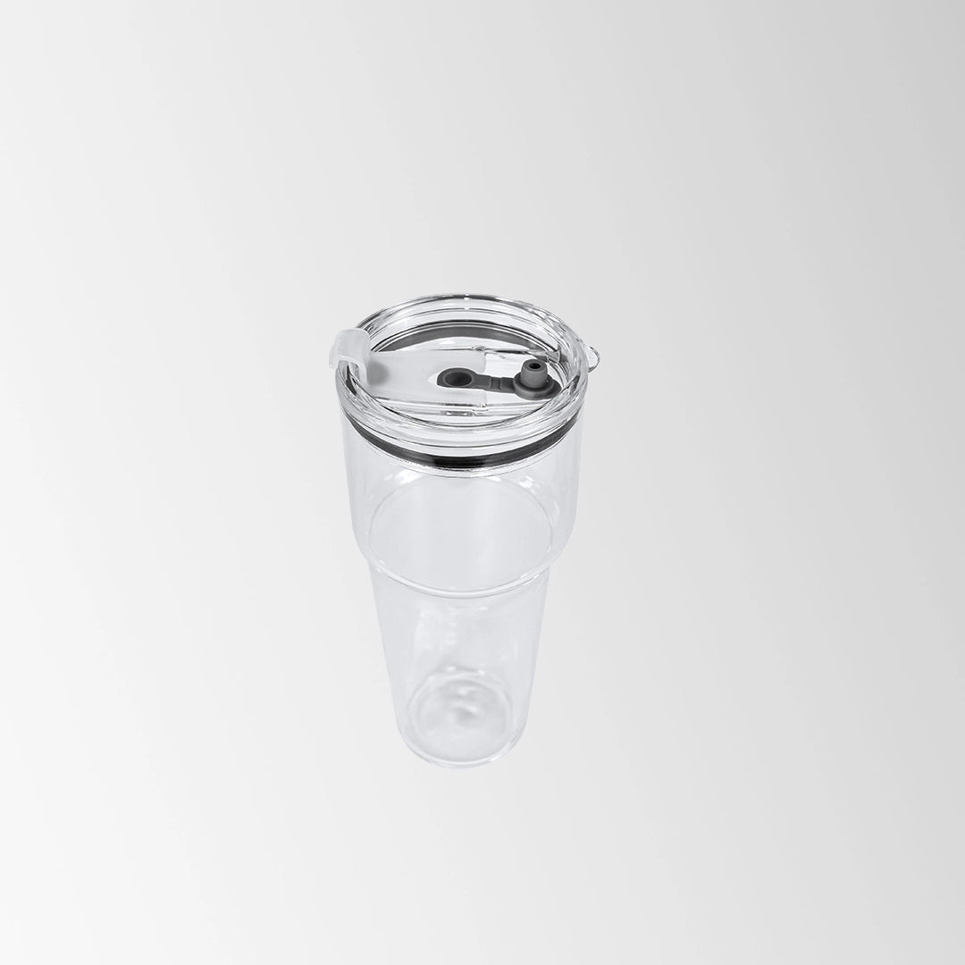 glass inner cup tumbler view