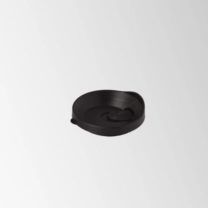 clear plastic tumbler lid top view