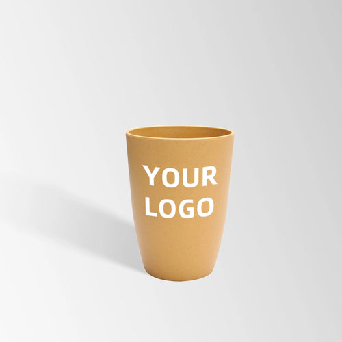 Custom 11 oz. Wheat Straw Reusable Coffee Cup
