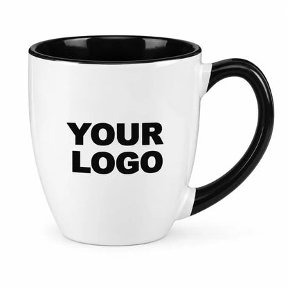 Custom 16 oz. Two-Tone Ceramic Bistro Mug