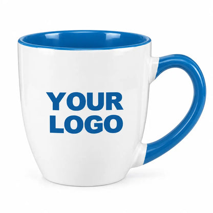 Custom 16 oz. Two-Tone Ceramic Bistro Mug