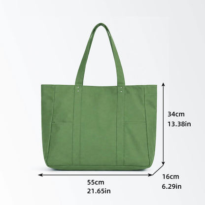 Custom canvas tote bag dimensions and size guide