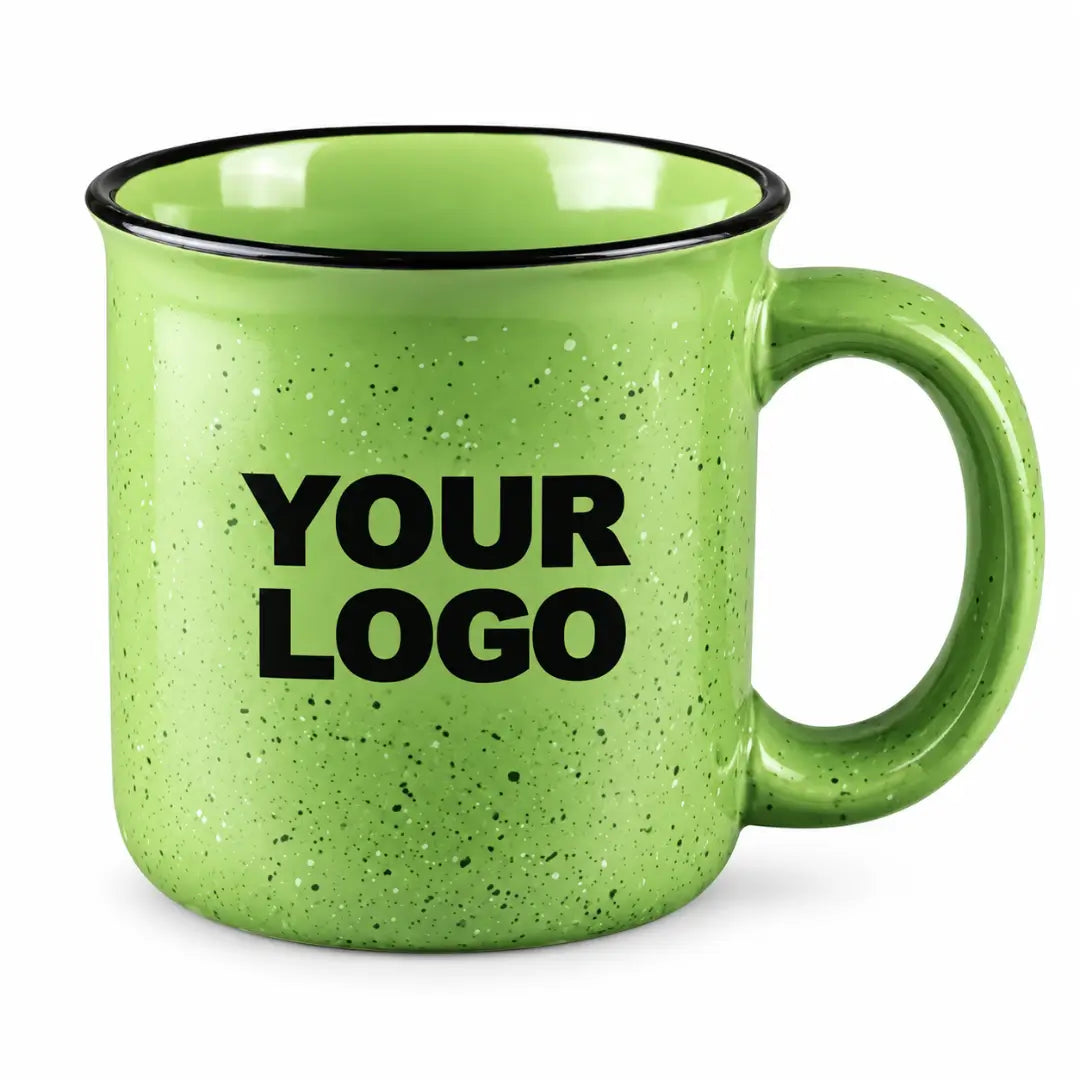Lime Green 15 oz. Ceramic Campfire Mug