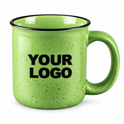 Lime Green 15 oz. Ceramic Campfire Mug