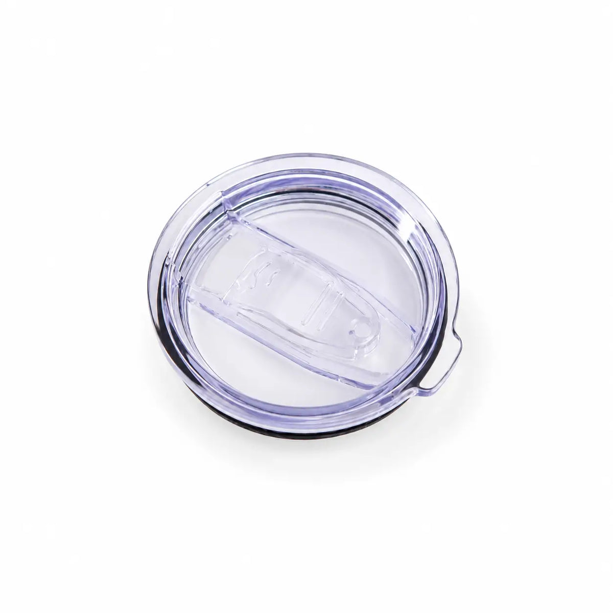 Martini tumbler lid top view