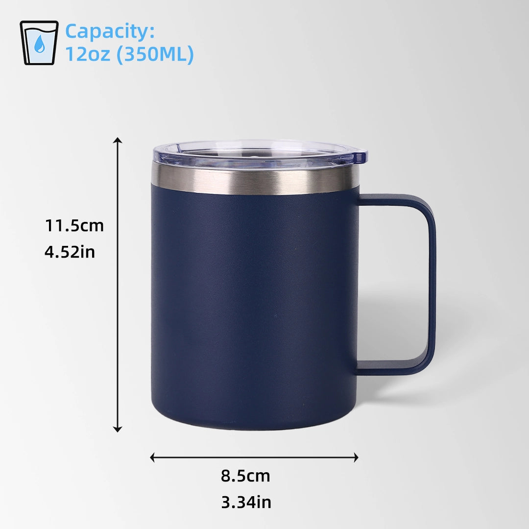 Custom 12 oz. Insulated Coffee Mug With Lid – Meet Printing