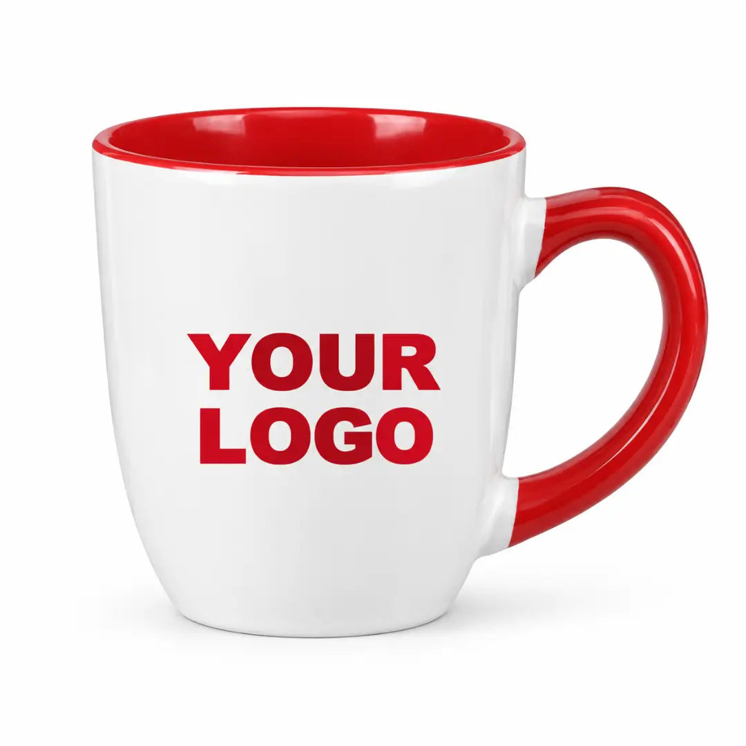 Custom 16 oz. Two-Tone Ceramic Bistro Mug