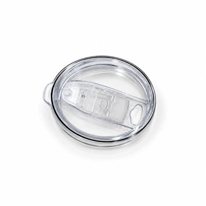 Transparent sliding tumbler replacement lid