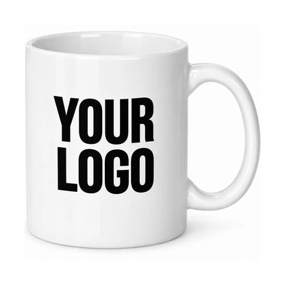 White 11 oz. Traditional Ceramic Coffee Mug