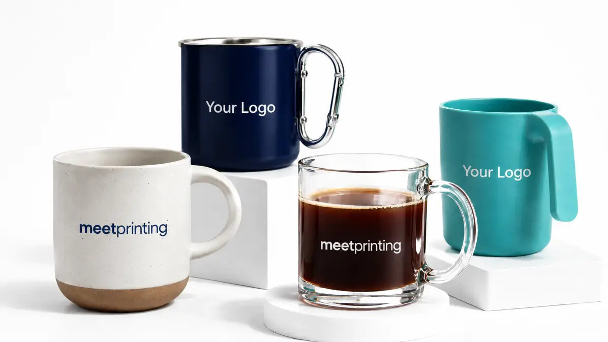 custom logo mugs collection