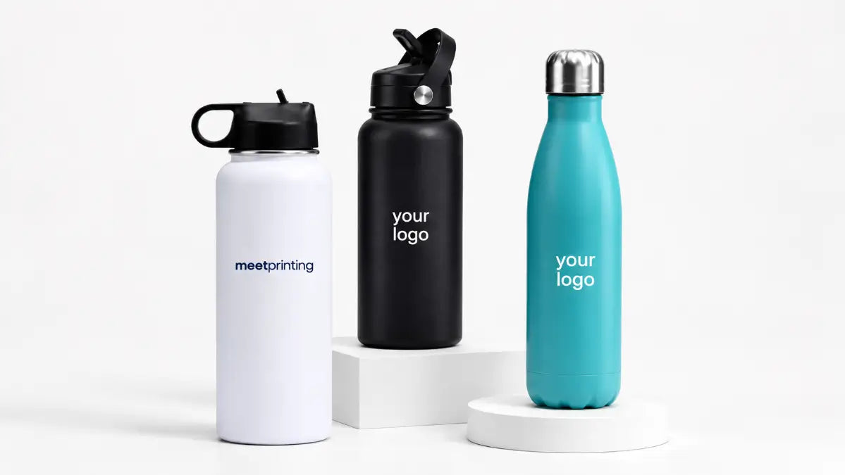 custom logo stainless steel water  bottles collection