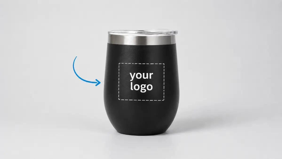custom logo wine tumbler